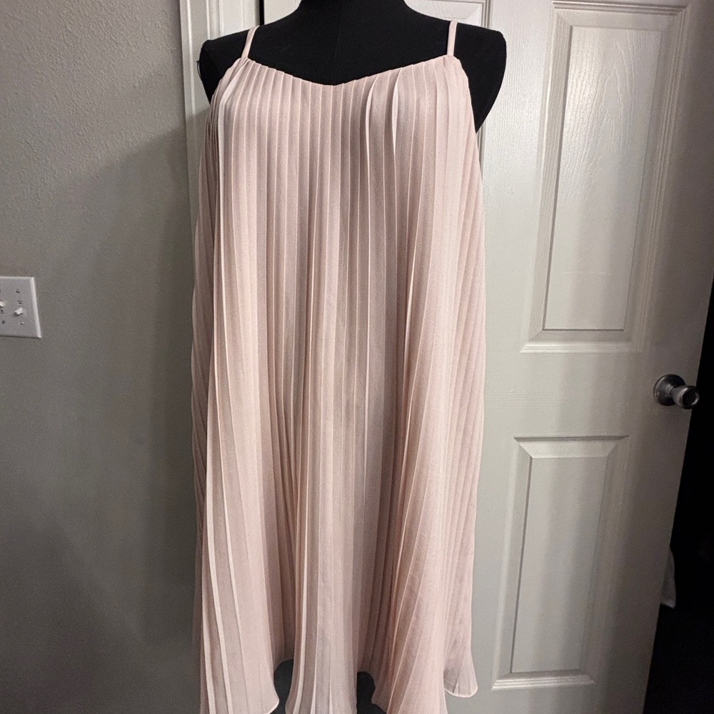 Lucy Paris Blush Pink Spaghetti Strap Top